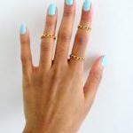Gold Chain Rings, Women An..